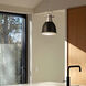 Duncan 1 Light 9 inch Pewter Mini Pendant Ceiling Light in Matte Black, Small